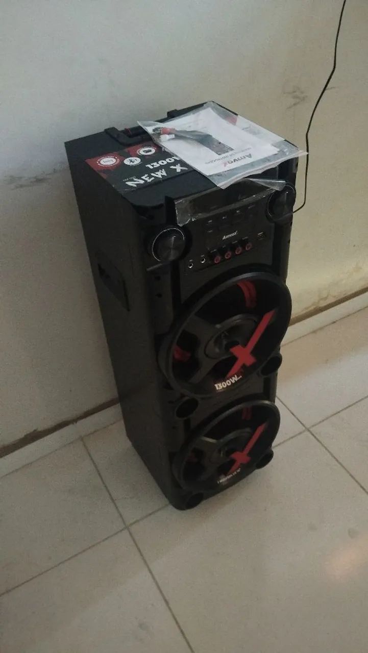 Caixa de som amvox 1300W