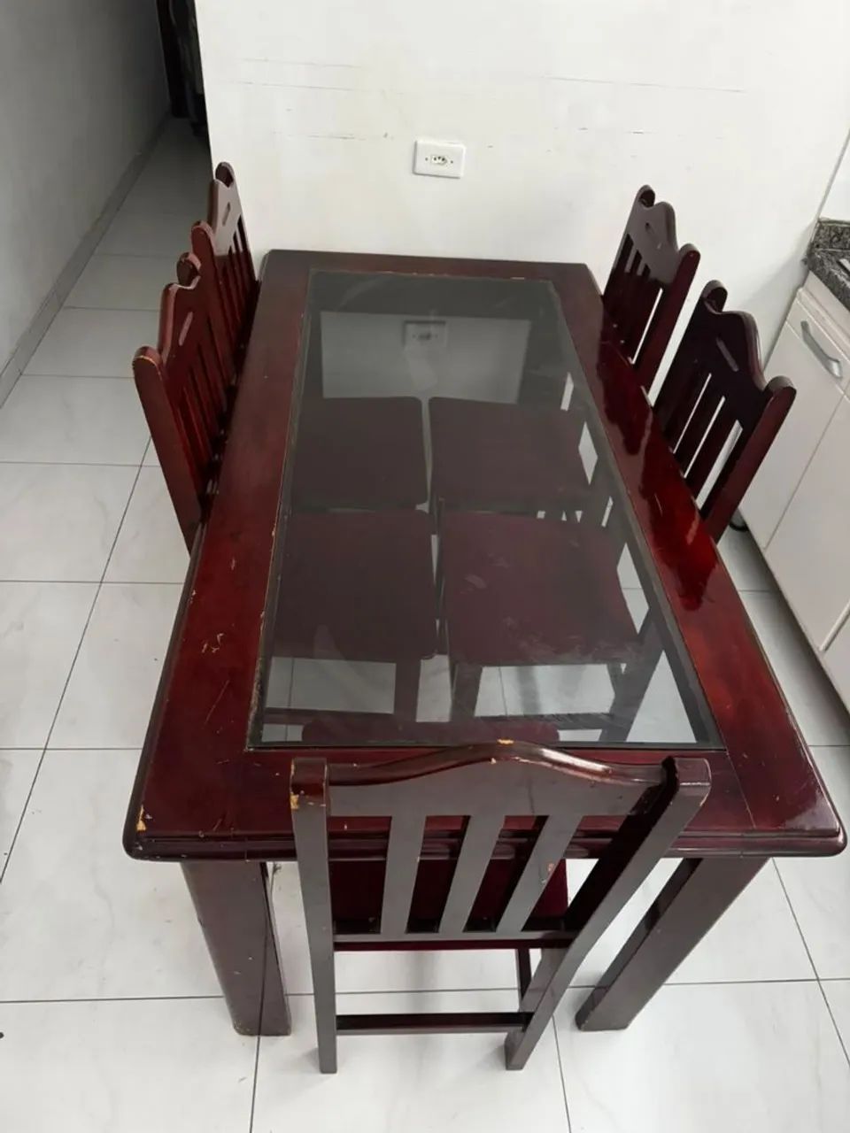 VENDO OU TROCO - MESA 6 LUGARES - Foto 4
