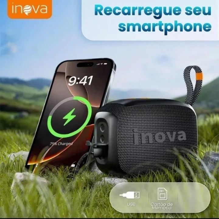 Caixa de som inova qualidade inovação em uma só peça - Foto 4