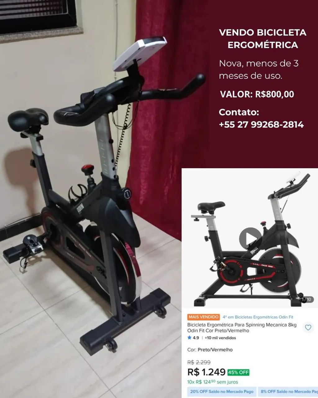 Bicicleta ergométrica