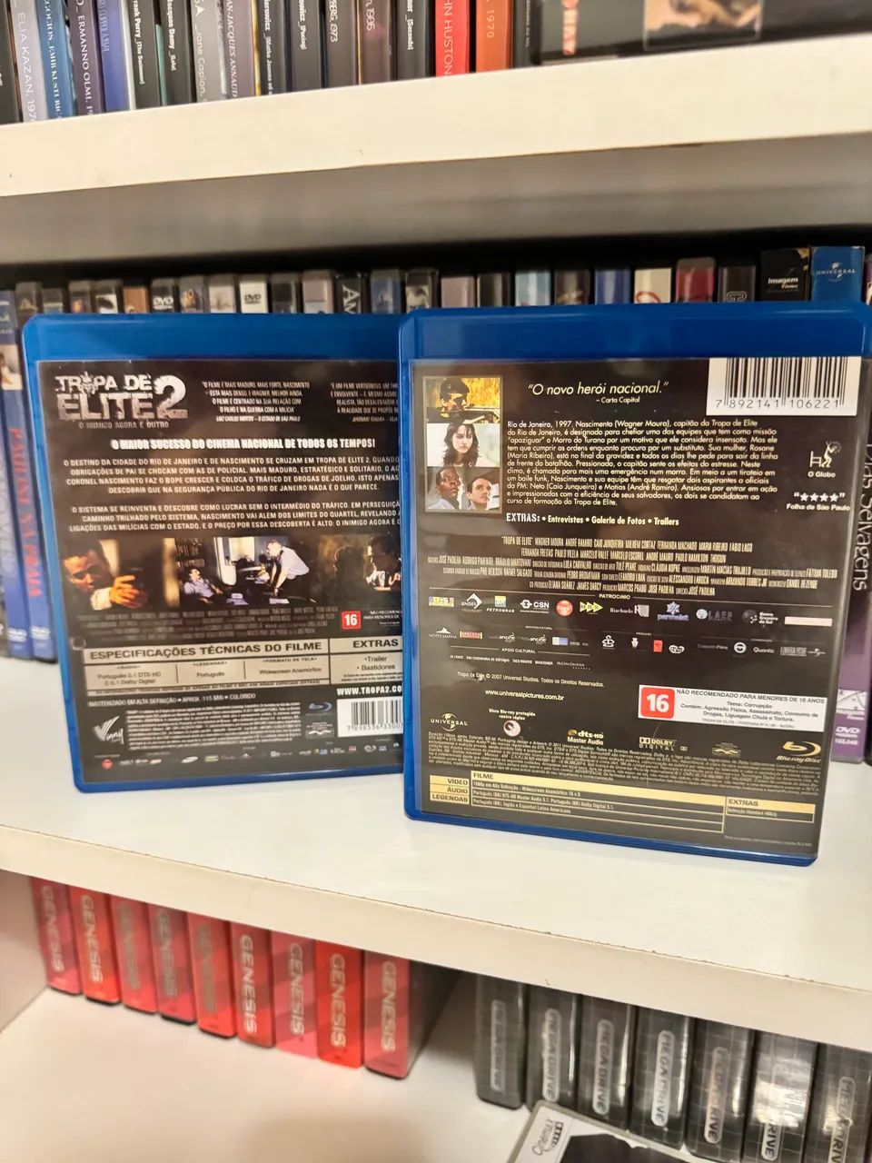 Lote blu-ray Tropa de Elite 1 e 2  - Foto 2