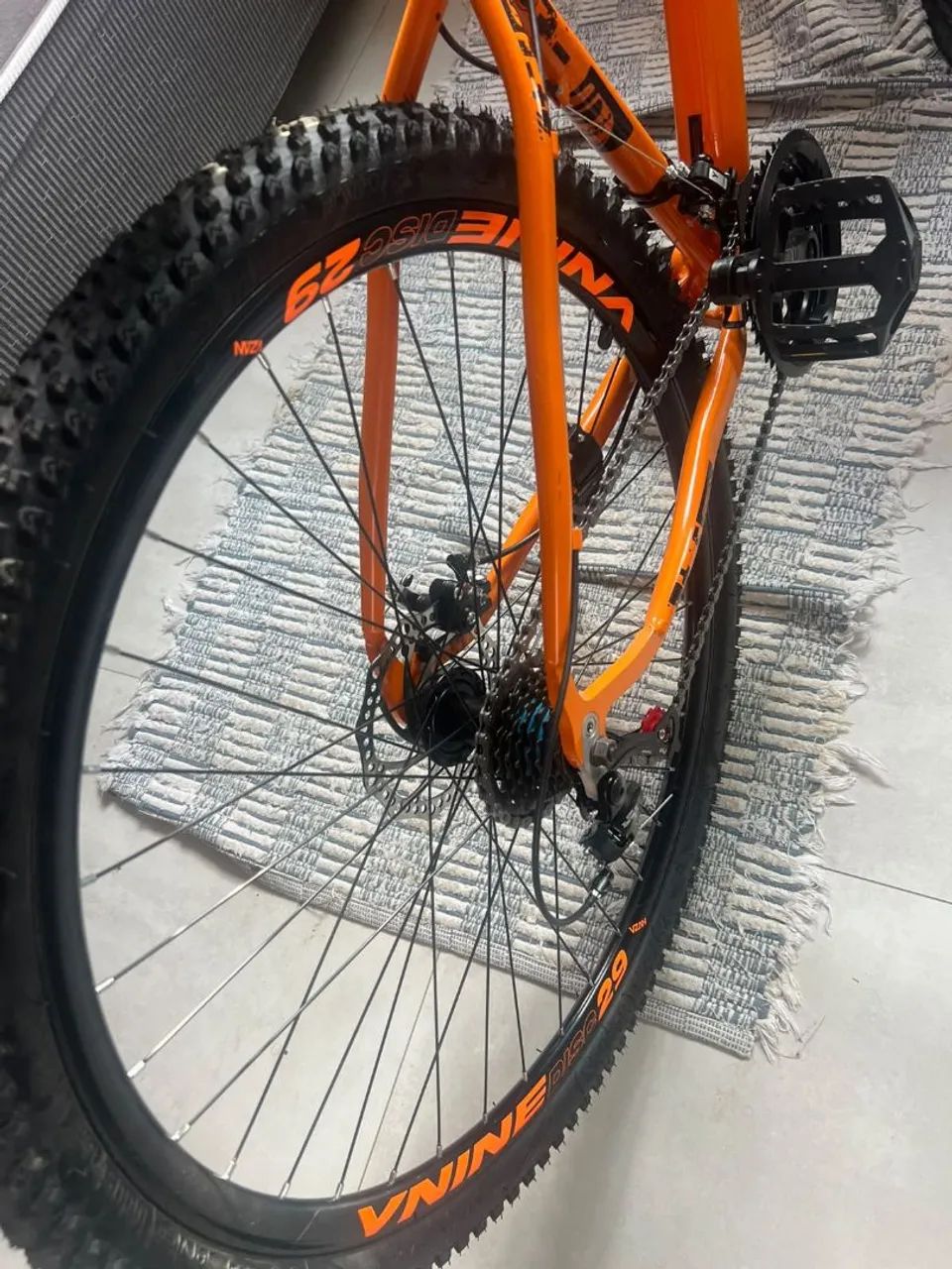 Bicicleta Nova aro 29 Cor Laranja - Foto 3