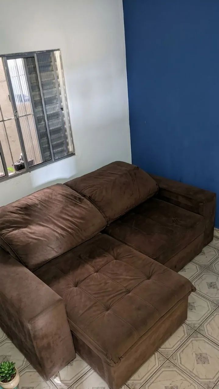 Sofá retrátil 2 lugares