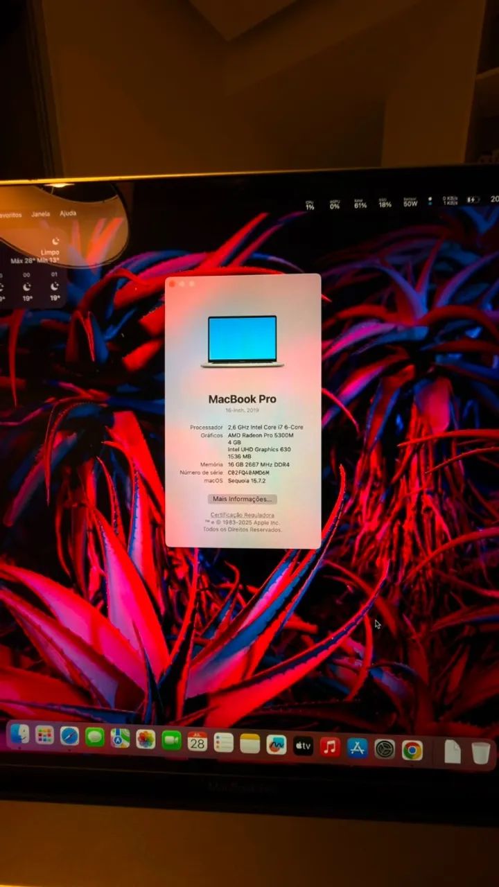 MacBook Pro 2019 16 polegadas A2141 - Foto 2