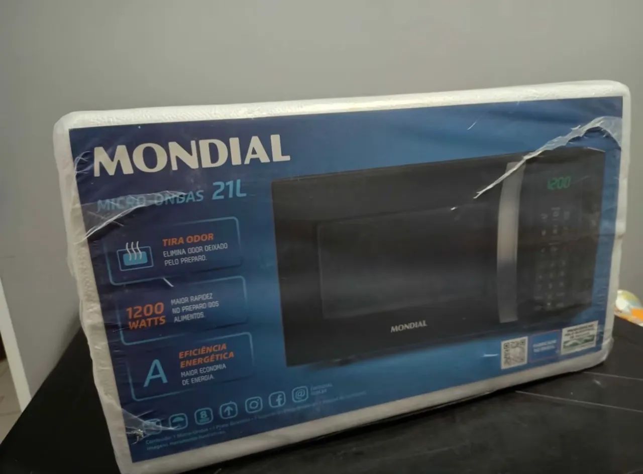 Microondas Mondial 21 Litros ZERADO! - Foto 2