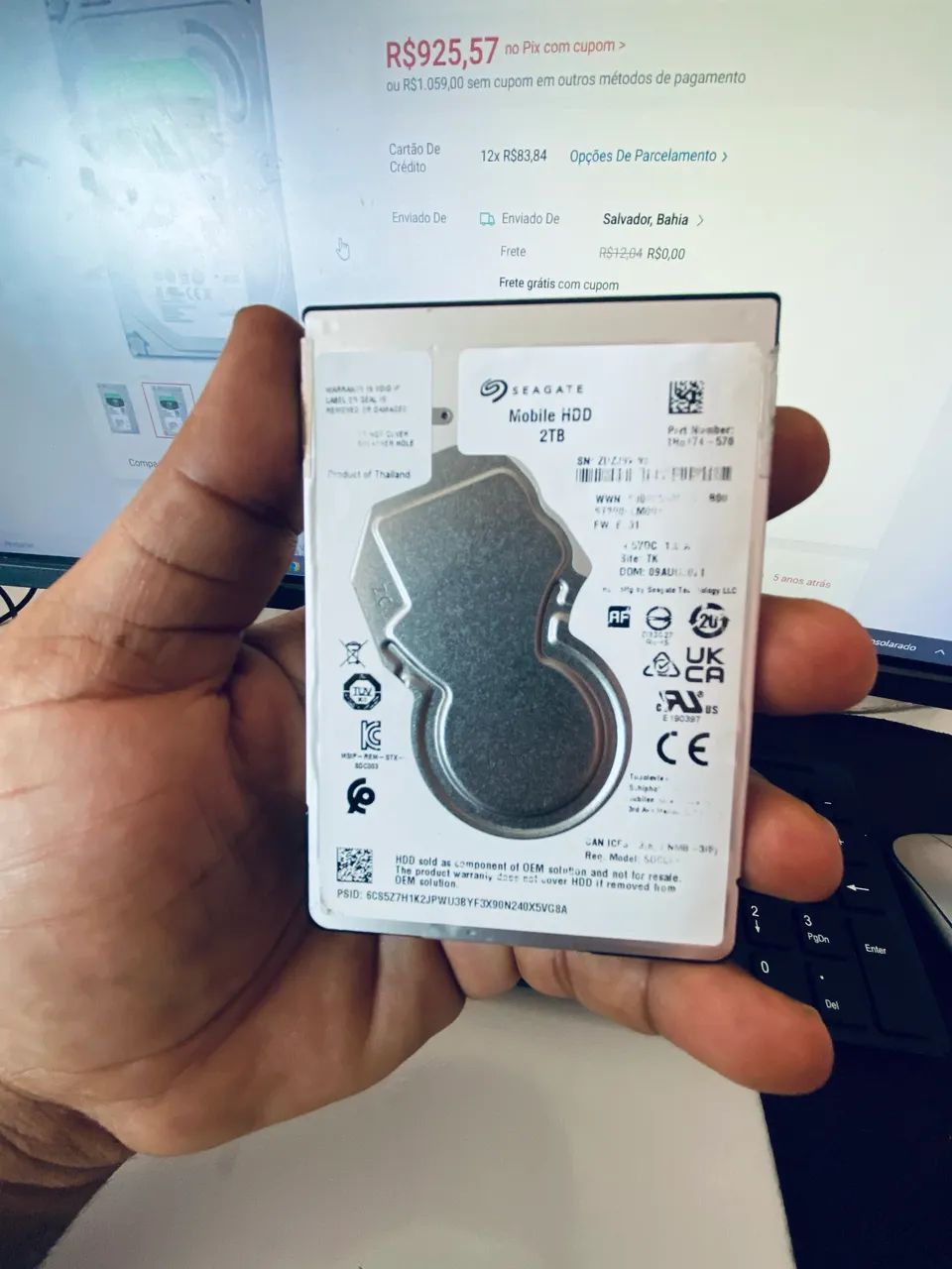 HD Seagate 2TB SATA  - Foto 3