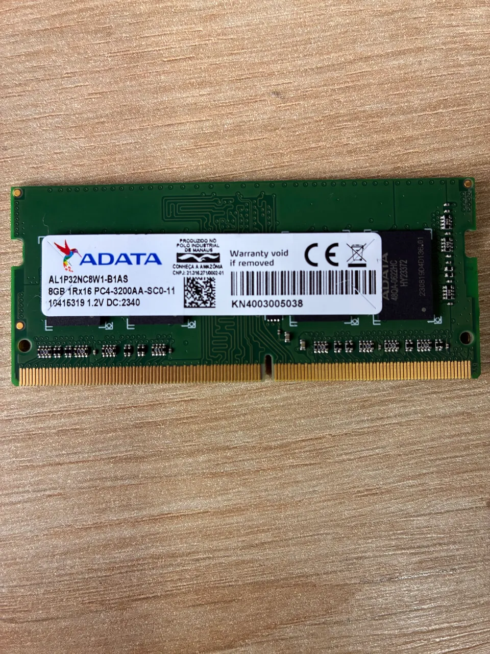 Memória Notebook Adata 8GB DDR4 3200 Mhz - Memória RAM - Bela