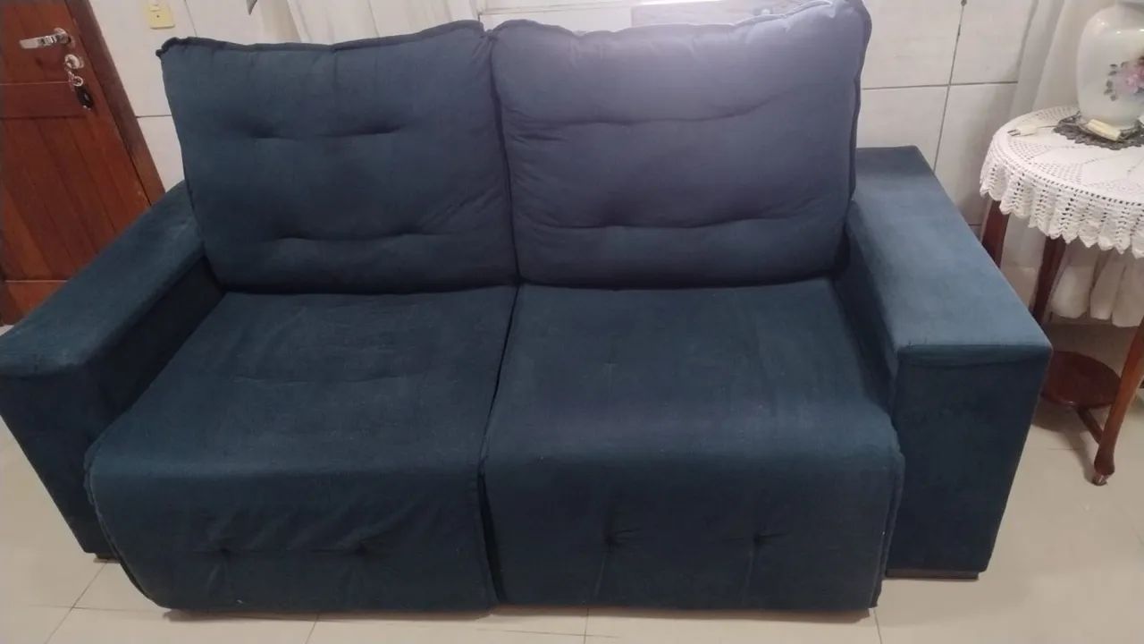 Sofá azul 2.10x0.90
