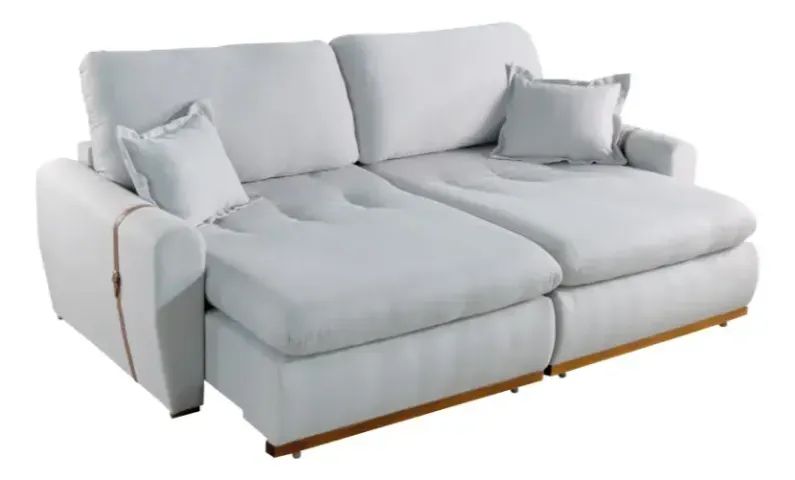 Sofá cama linho 3 lugares 1,80m