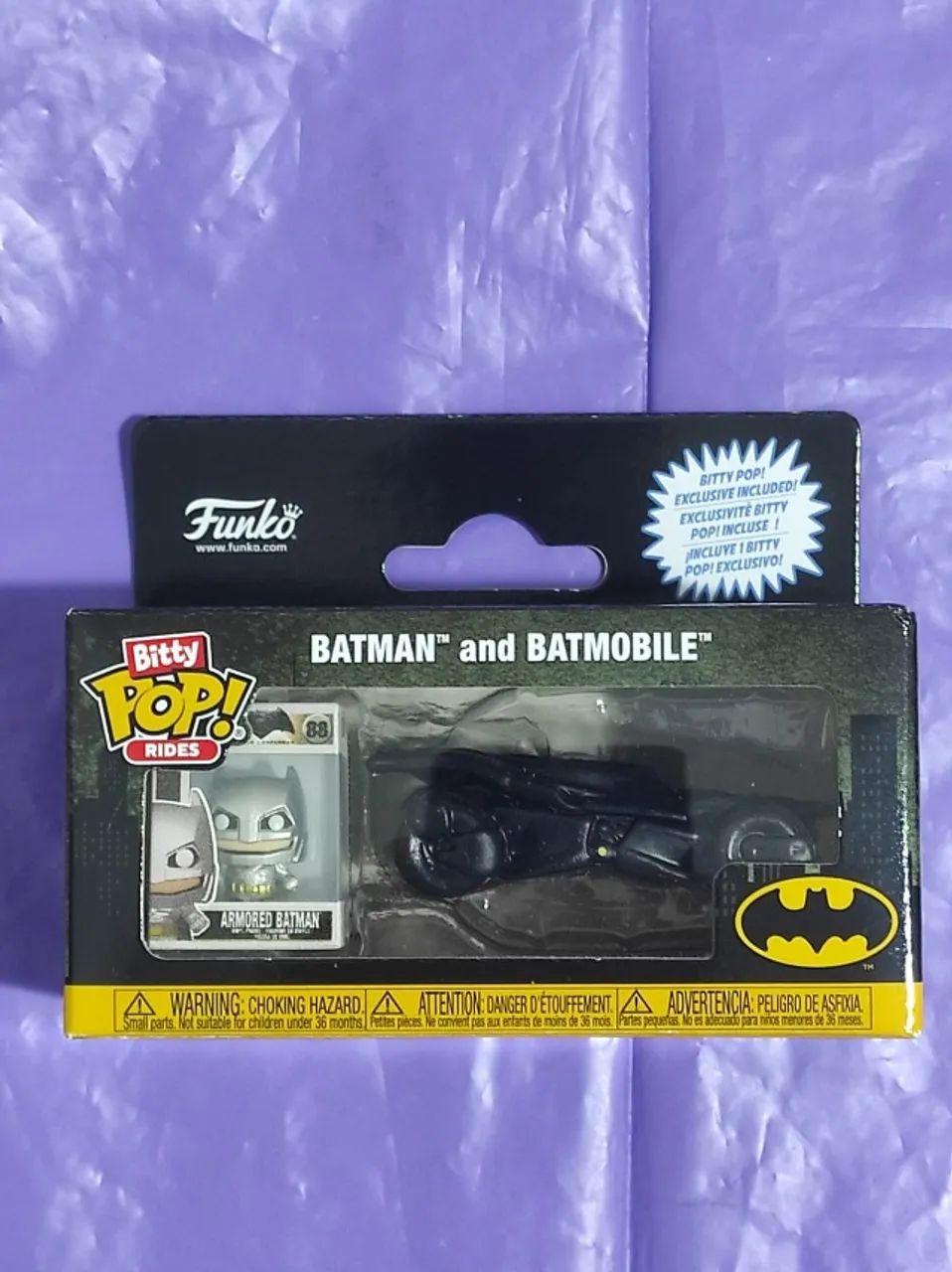 Funko Pop! Bitty Ride: DC - Batman with Bat Mobile