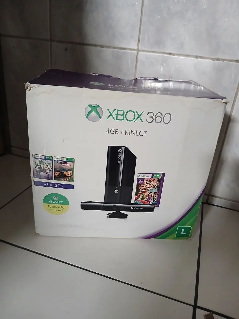 Caixa vazia Xbox 360