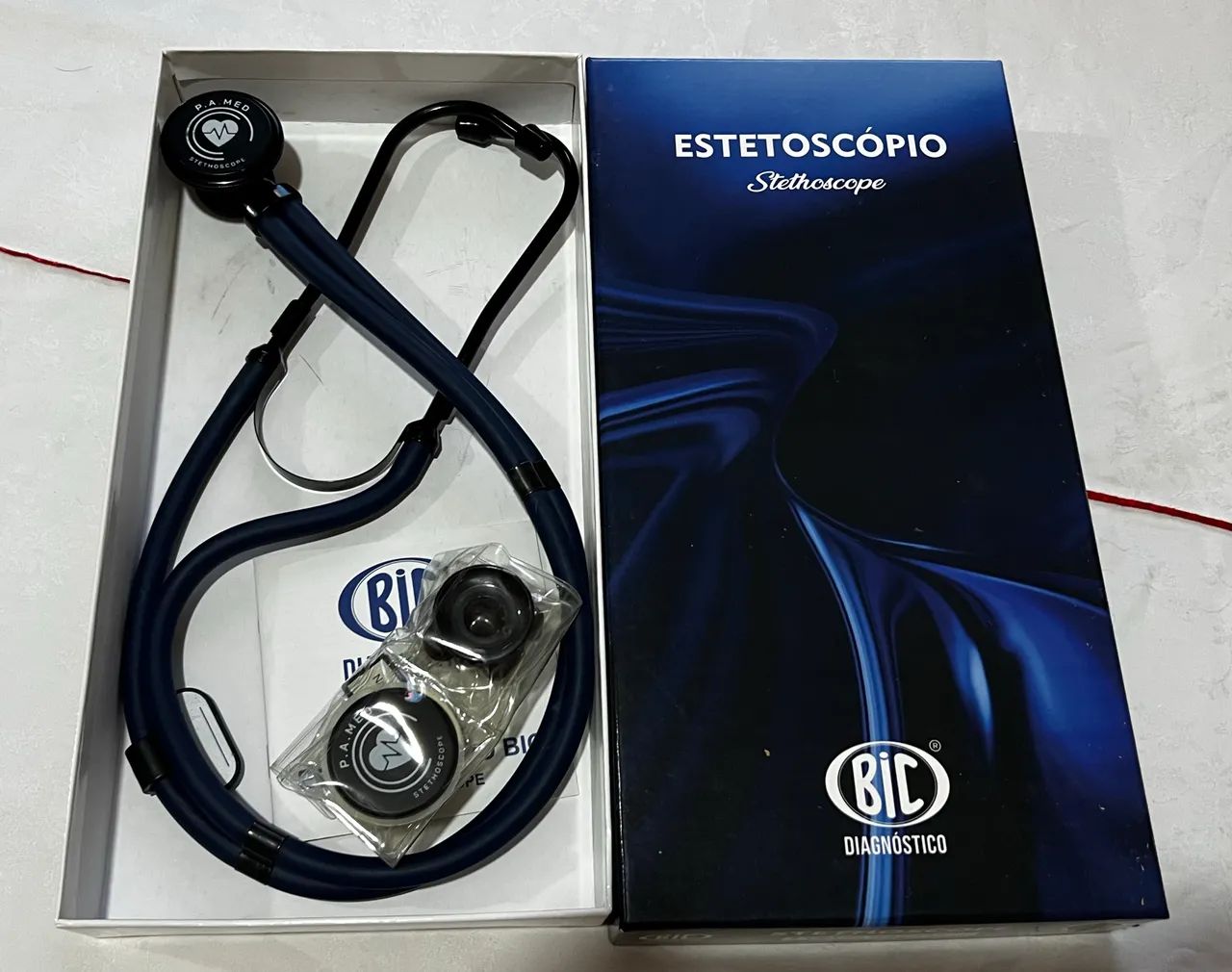 Estetoscópio BIC Diagnóstico P.A. Med - Excelente Estado