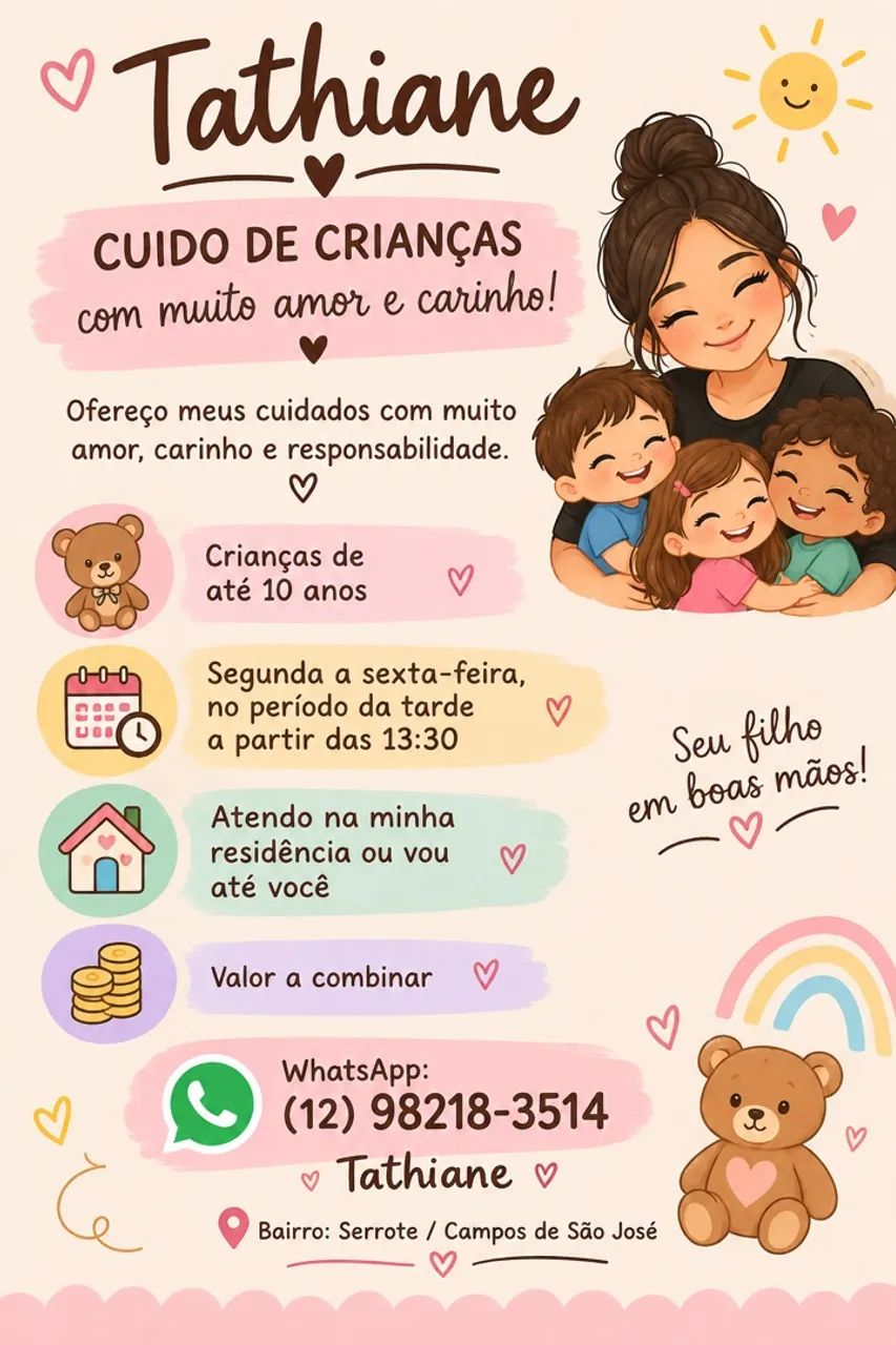 Serviços de babá 