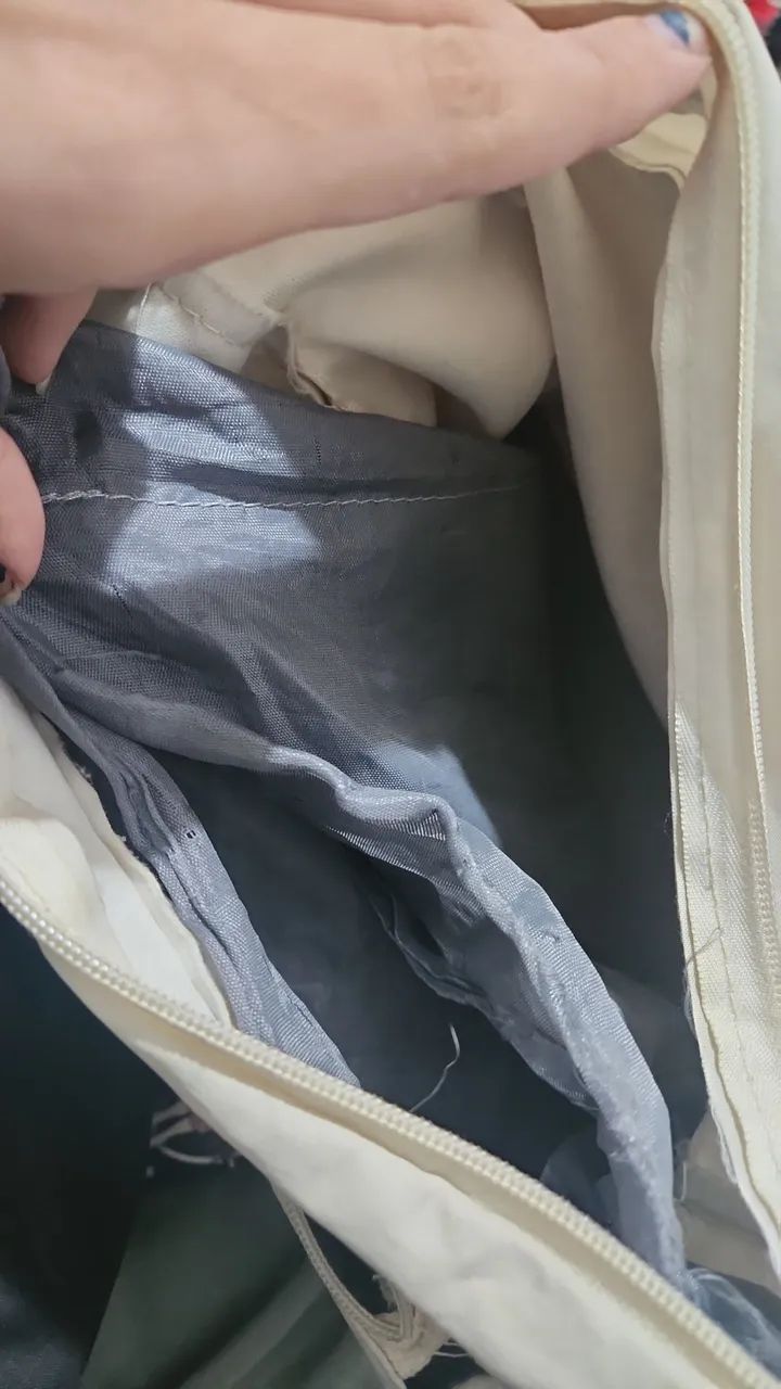 Bolsa mensageiro bege - Foto 4