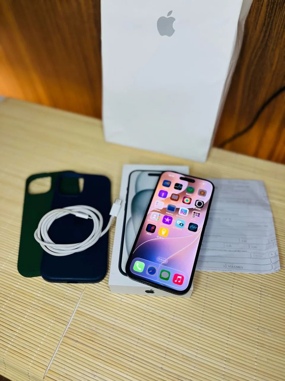 IPHONE 15 - 128GB - Black novíssimo  - Foto 3