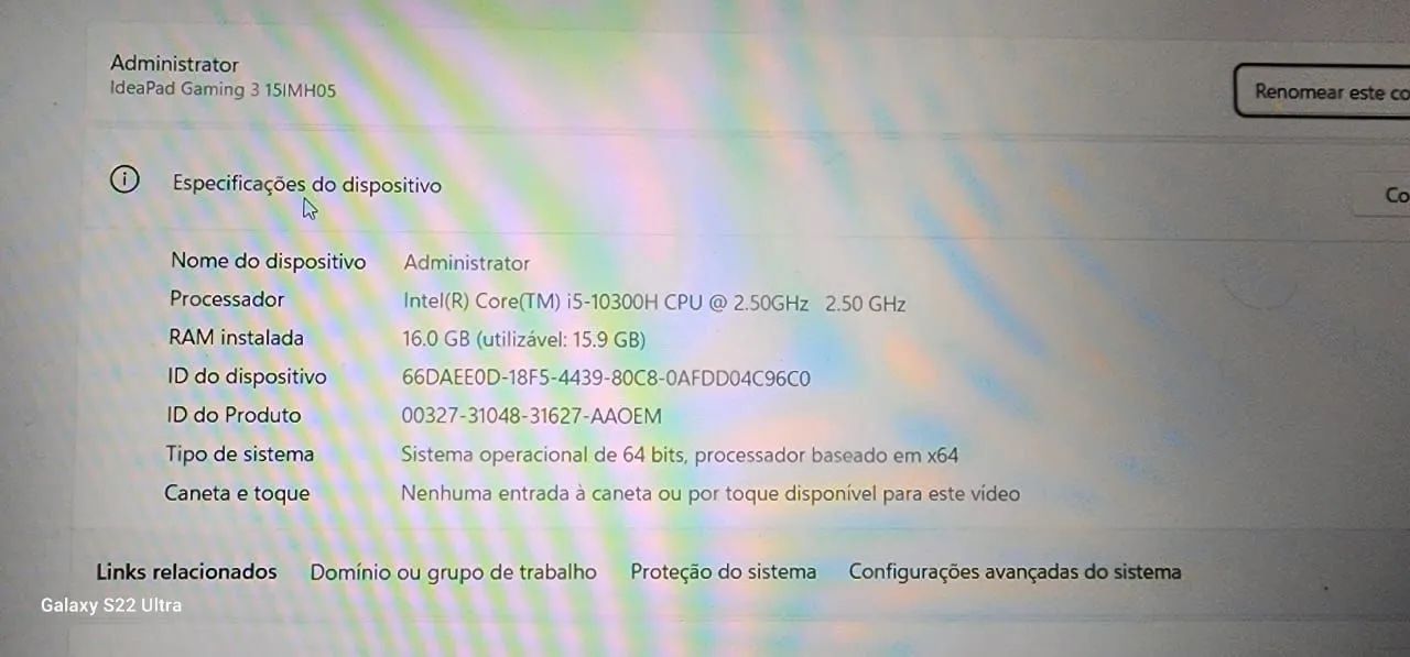 Notebook gamer Lenovo ideapad gamer 3i - Foto 5