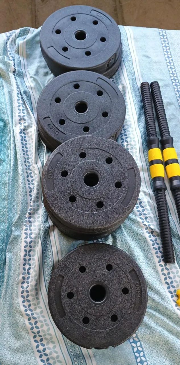 Kit Musculação 25kg. - Foto 3