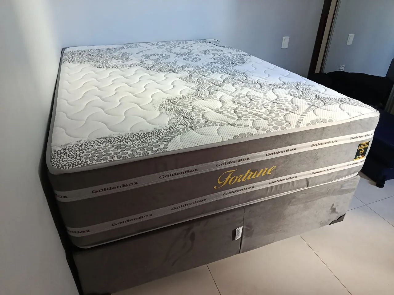 Cama casal com colchão d33 molas ensacadas - Foto 2