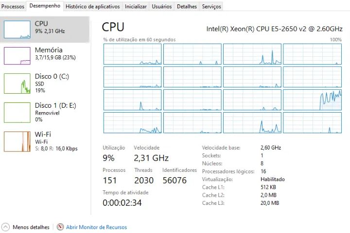 Desktop Xeon E5 2650 16GB RAM SSG 240GB - Foto 4
