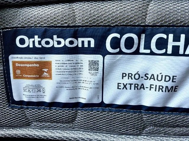 Colchão Ortobom casal novo + box  - Foto 4