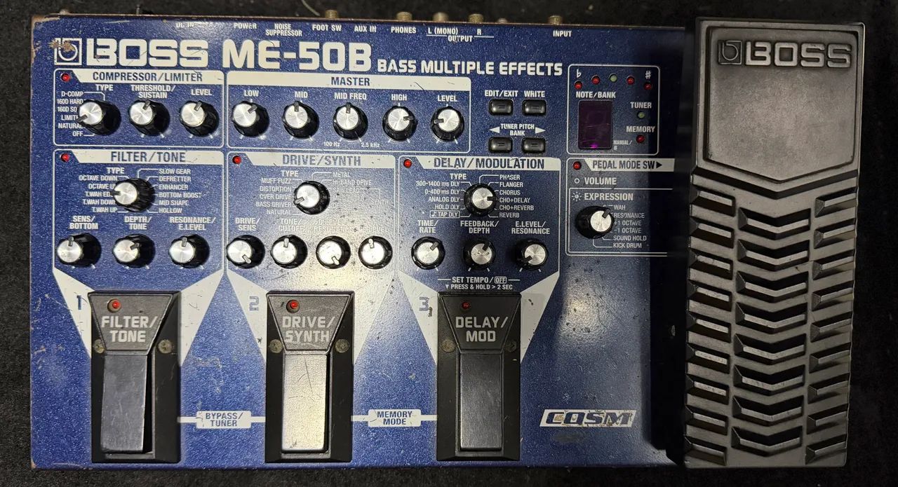 Pedaleira de Baixo BOSS ME50B - Instrumentos musicais - Colina de