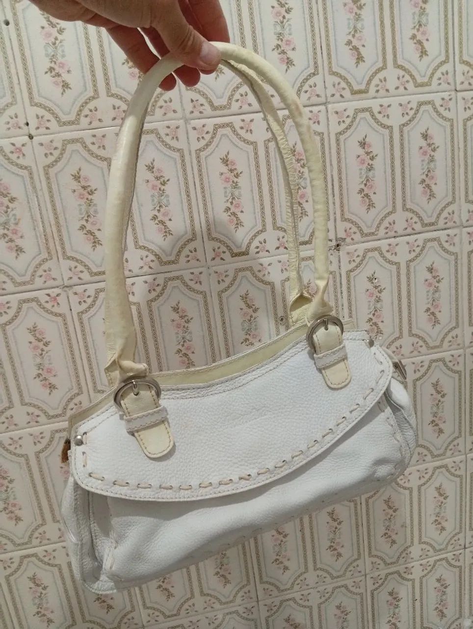 Bolsa em couro legítimo anos 2000 - Foto 3