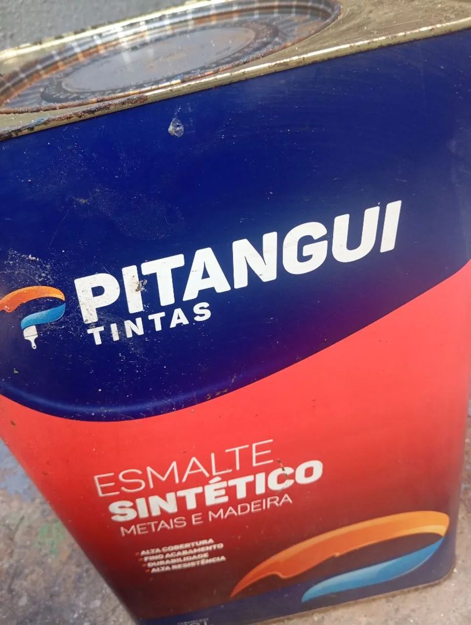Tinta para ferro e madeira 