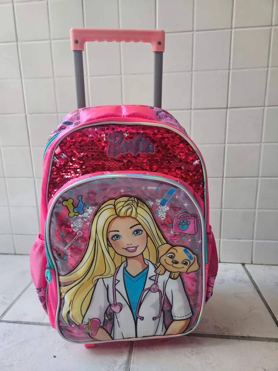 Mochila escolar com rodinhas  - Foto 2