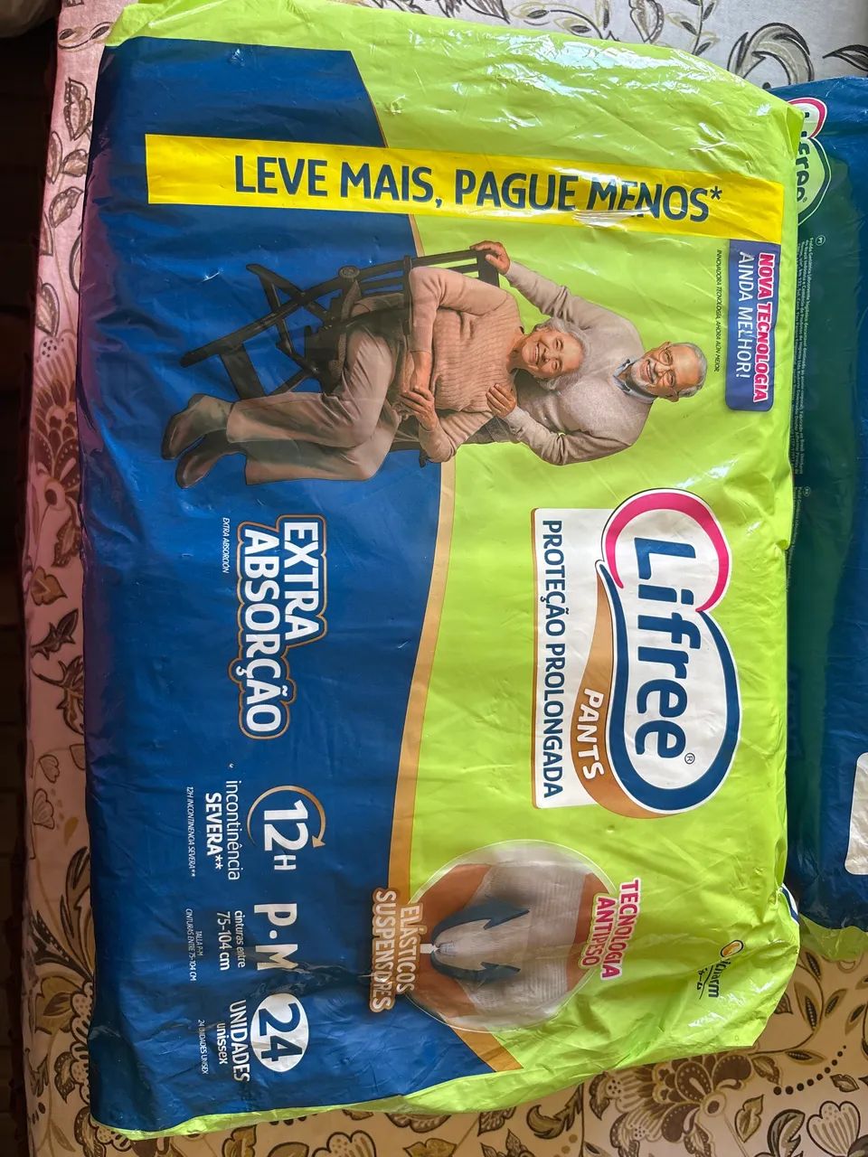 Fralda lifree extra absorção tamanho P.M - Foto 2
