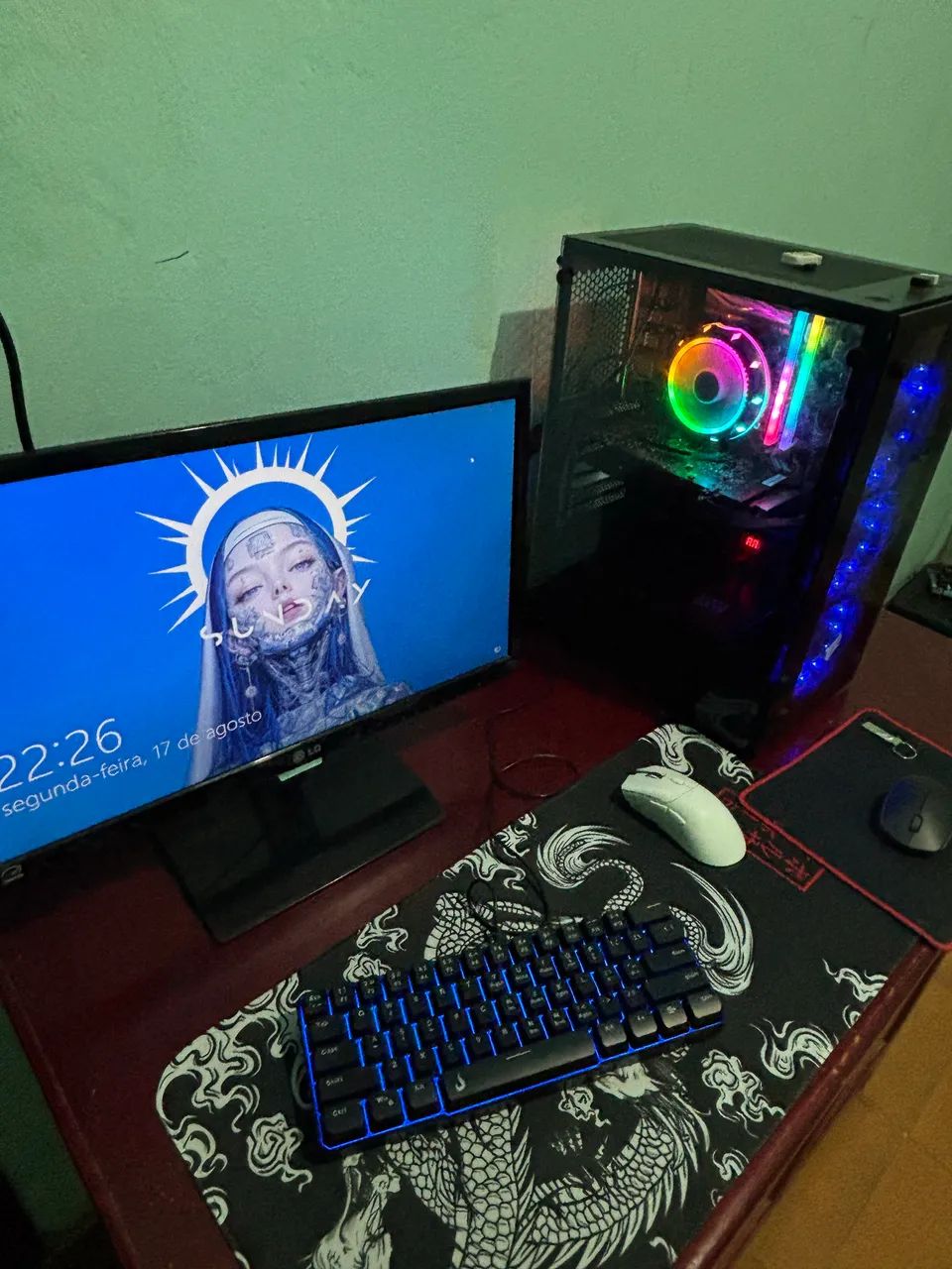 ? PC GAMER + 2 MONITORES - PRONTO PRA JOGAR E TRABALHAR - Foto 2