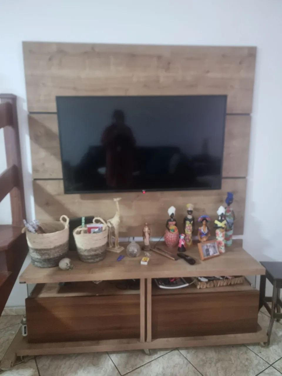 Rack com painel de parede