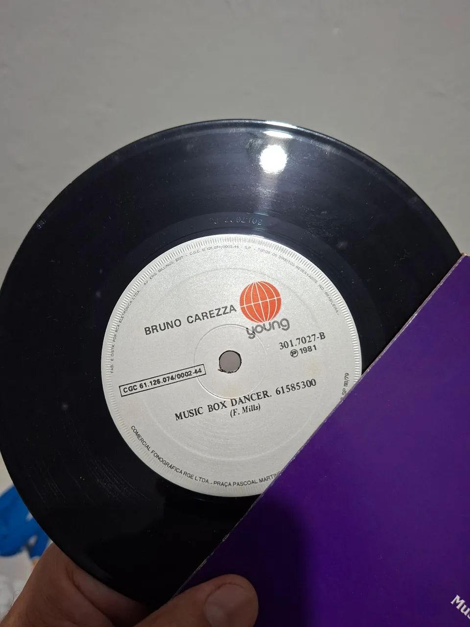 Bruno carezza - piano (The piano song)Compacto 7"Inch  - Foto 3