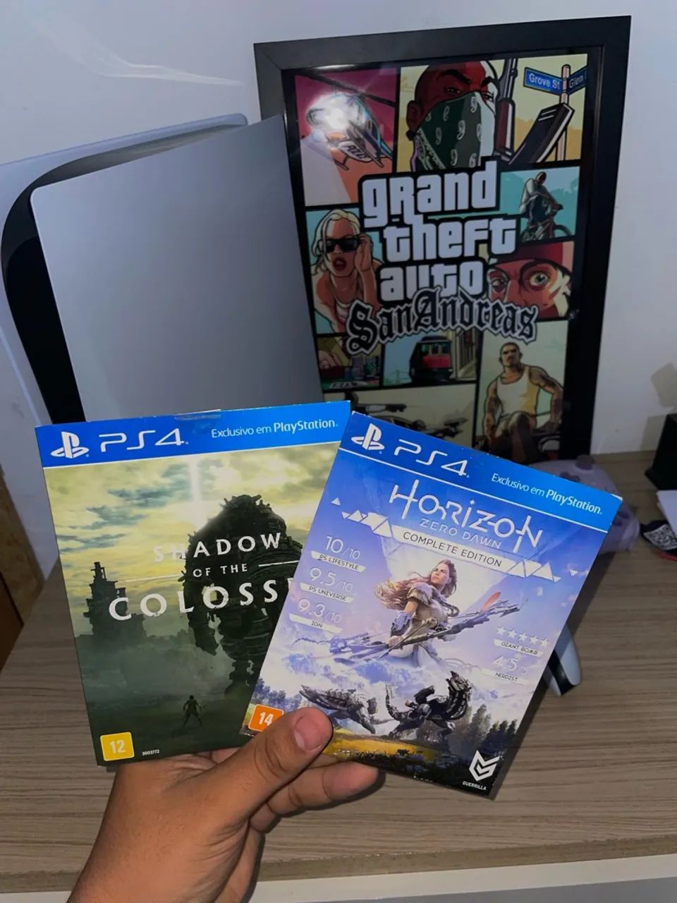 Ps5 leitor e dois jogos  - Foto 3