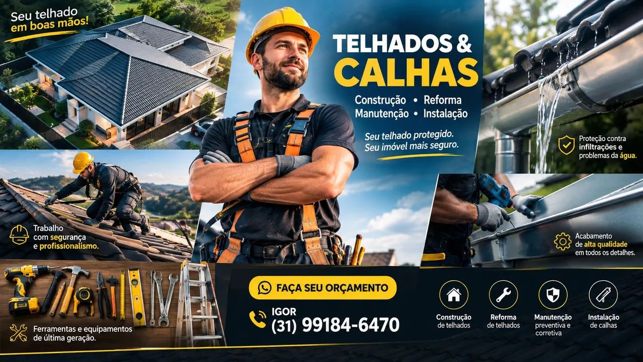 Instalador Calhas e telhados 
