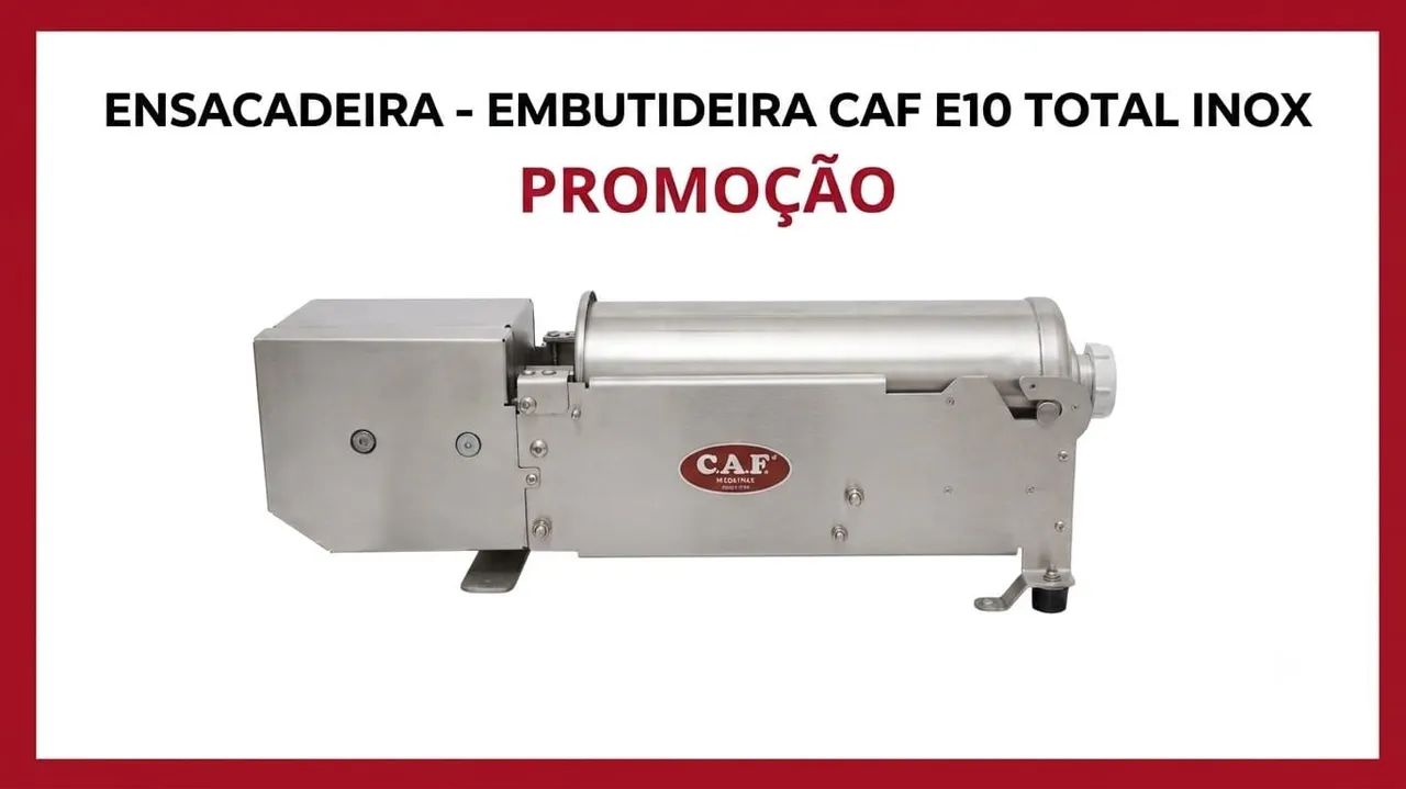 Ensacadeira E-10 CAF inox nova