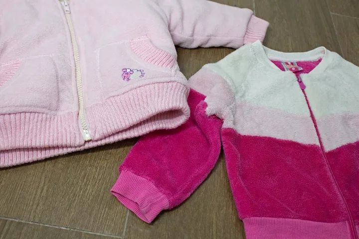 Kit com 2 blusas rosa quentinhas - Foto 3