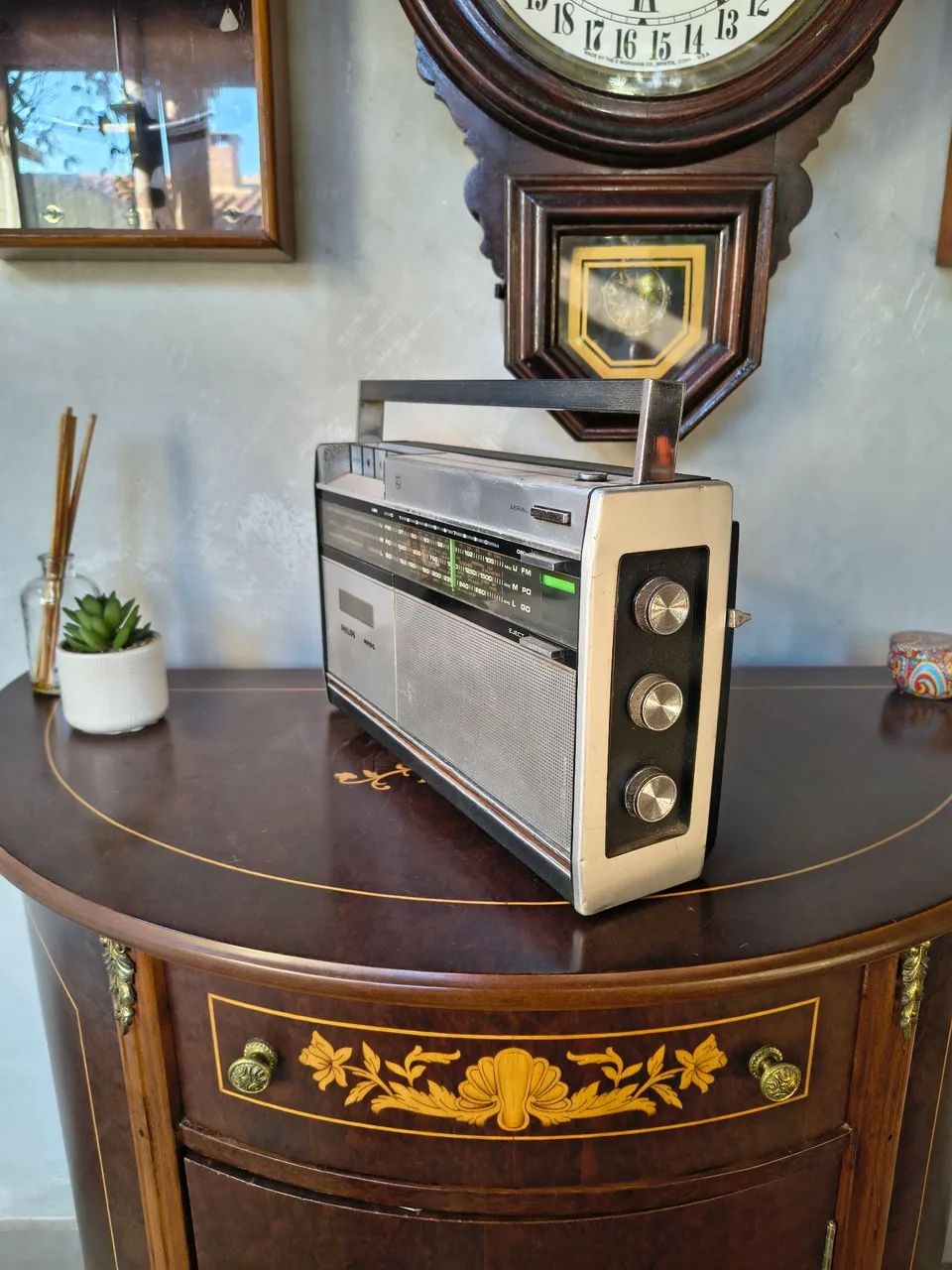 Rádio Philips, funcionando só AM/FM - Foto 5