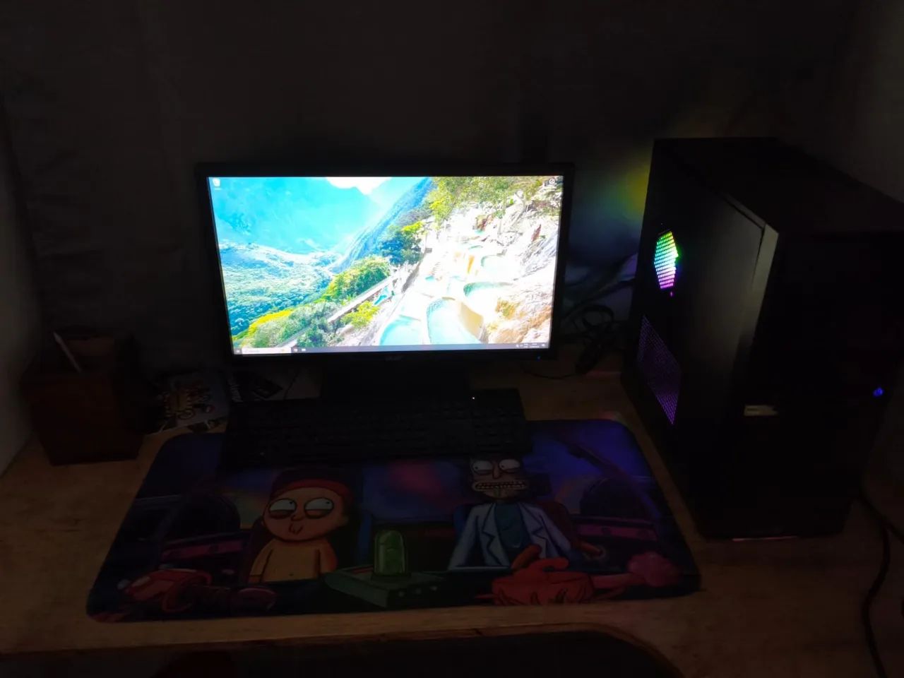 Setup completo Pc SSD Kingston RGB Monitor Acer