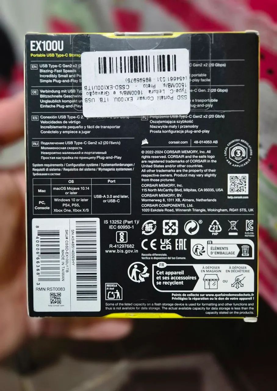 SSD Corsair 1T - Foto 2