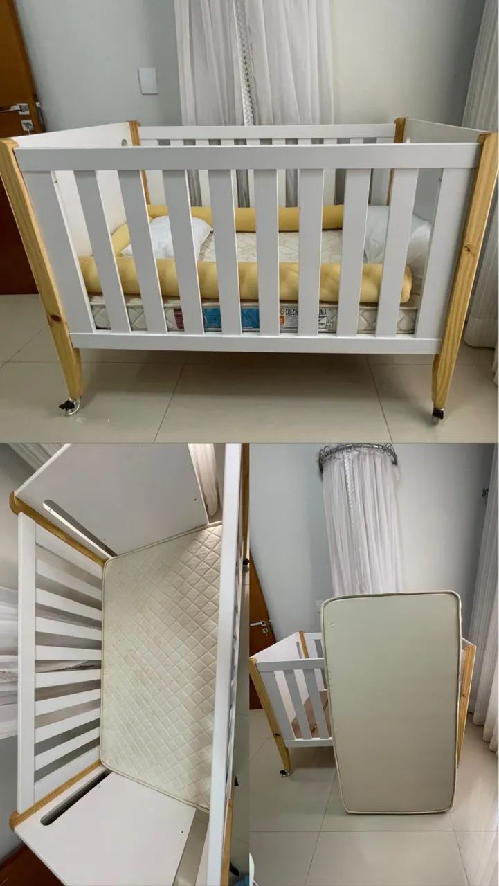    Kit Completo para Bebê - Berço, Carrinho e Bebê Conforto. - Foto 4