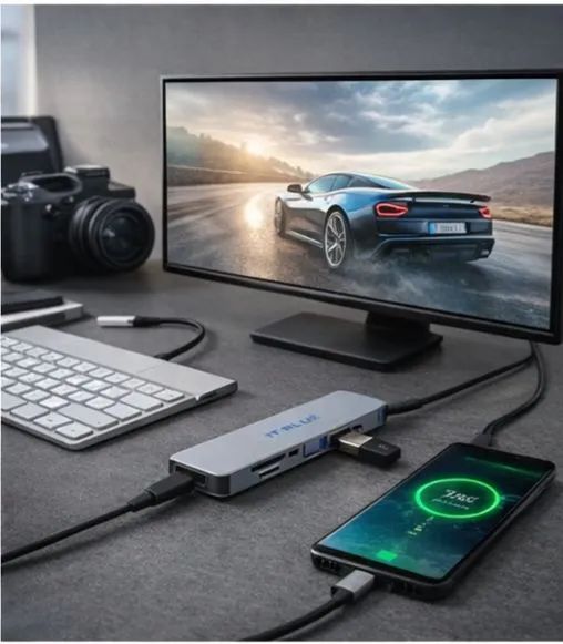 Adaptador 7em 1 IT-BLUE LE-4150 - Foto 3