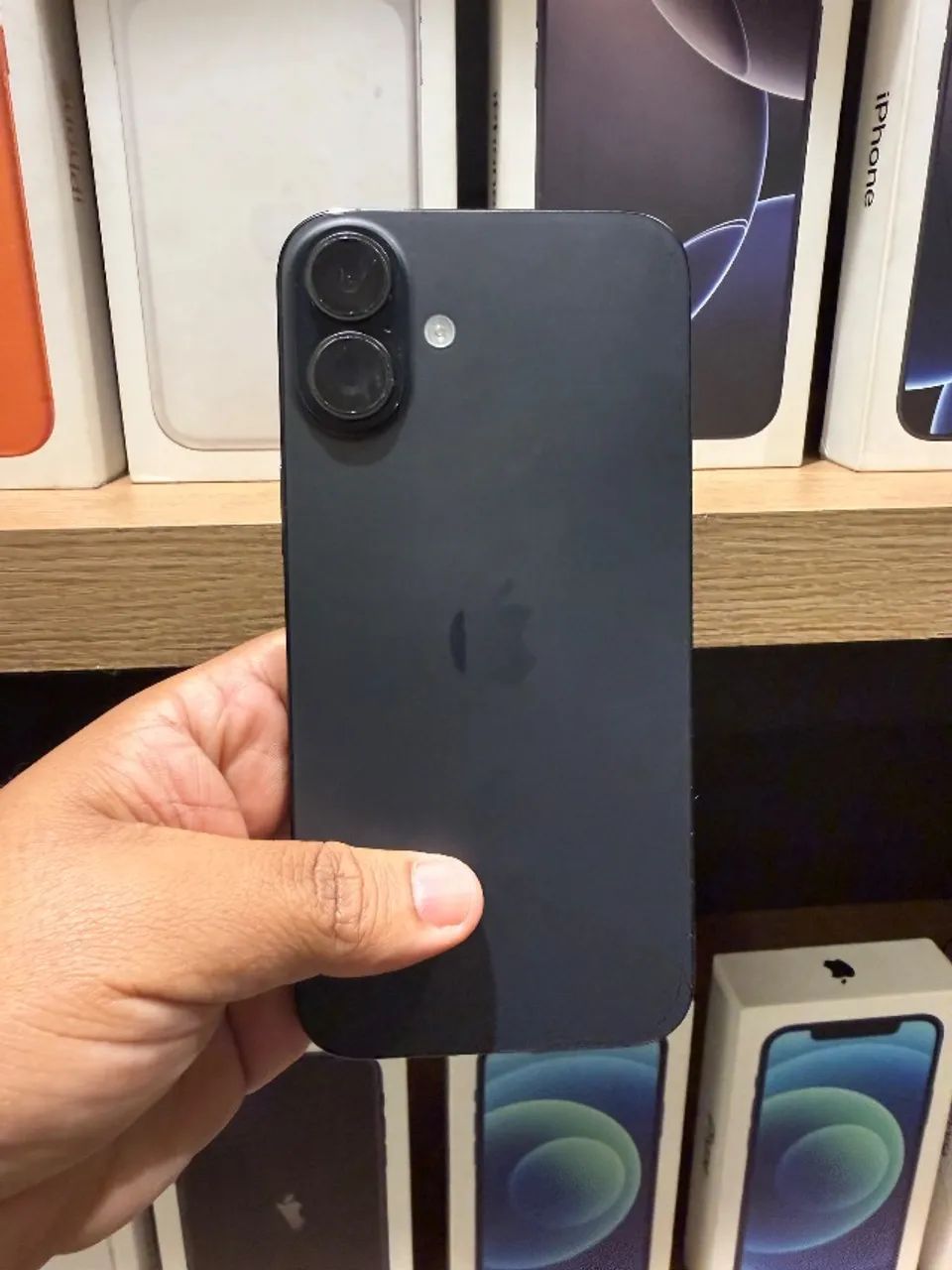 16 PLUS PRETO 128GB - SEMINOVO  - Foto 4