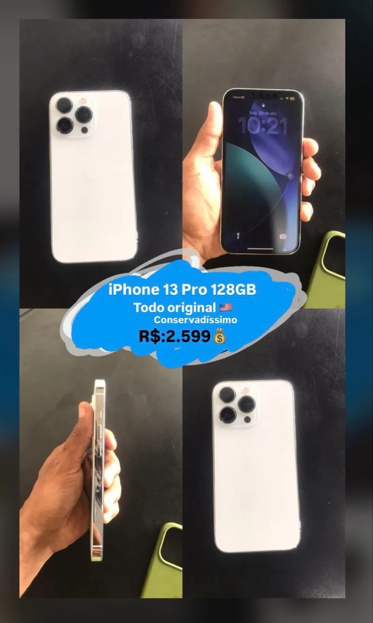 IPHONE 13 PROMAX 128GB - Celulares e Smartphones - Mangabeira