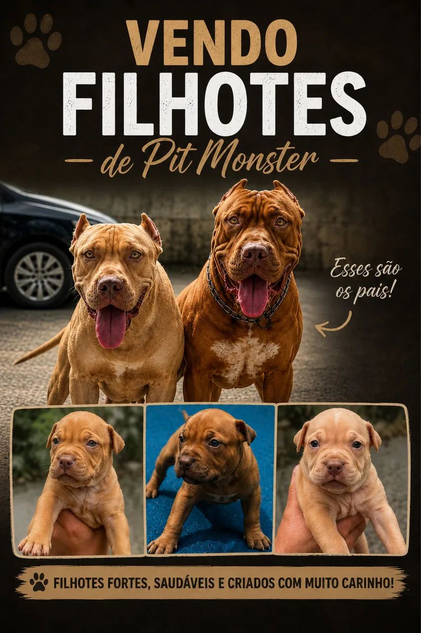 Filhotes de Pit Monster  - Foto 3