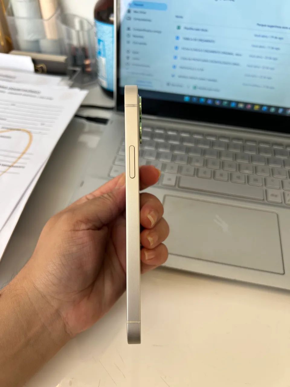 Vendo iPhone 12 128GB BRANCO - Foto 4