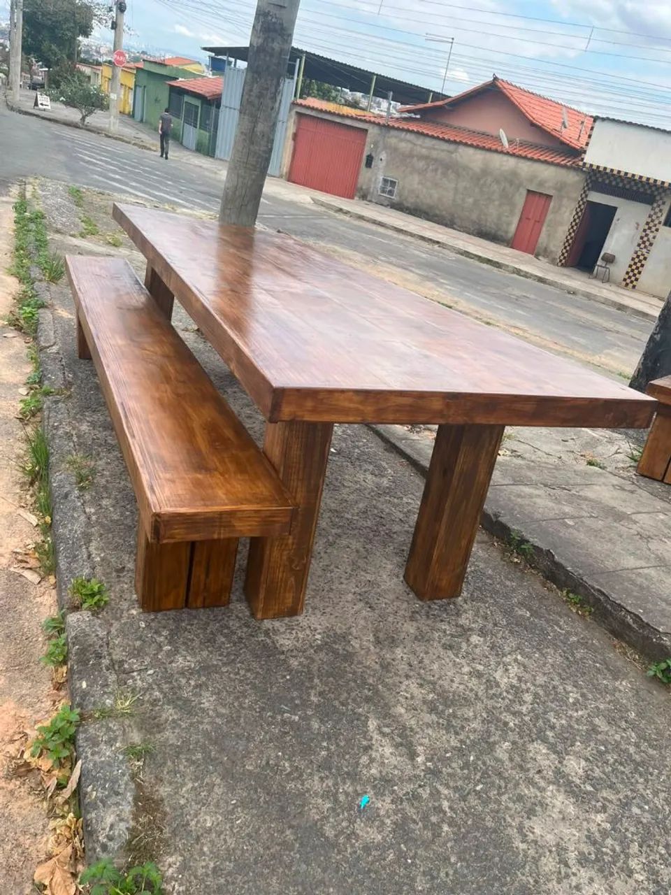Mesa de pinus rústica sob medida 