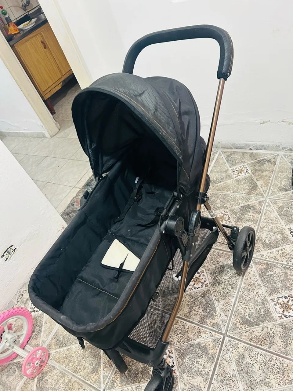 Carrinho bebê Galzerano 3 em 1 - Foto 3