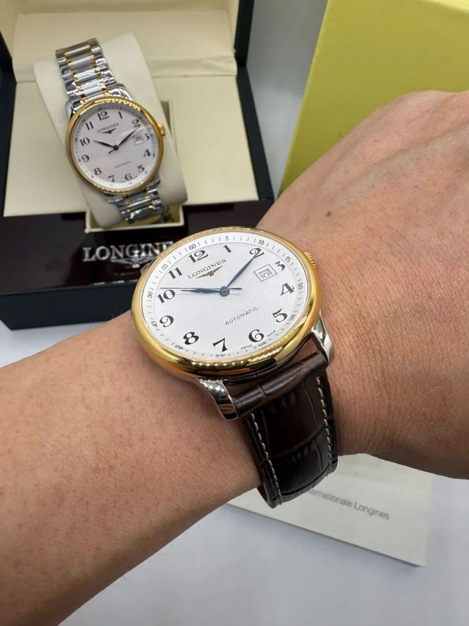 Relógio Estilo Longines Master Collection Automático - Foto 3