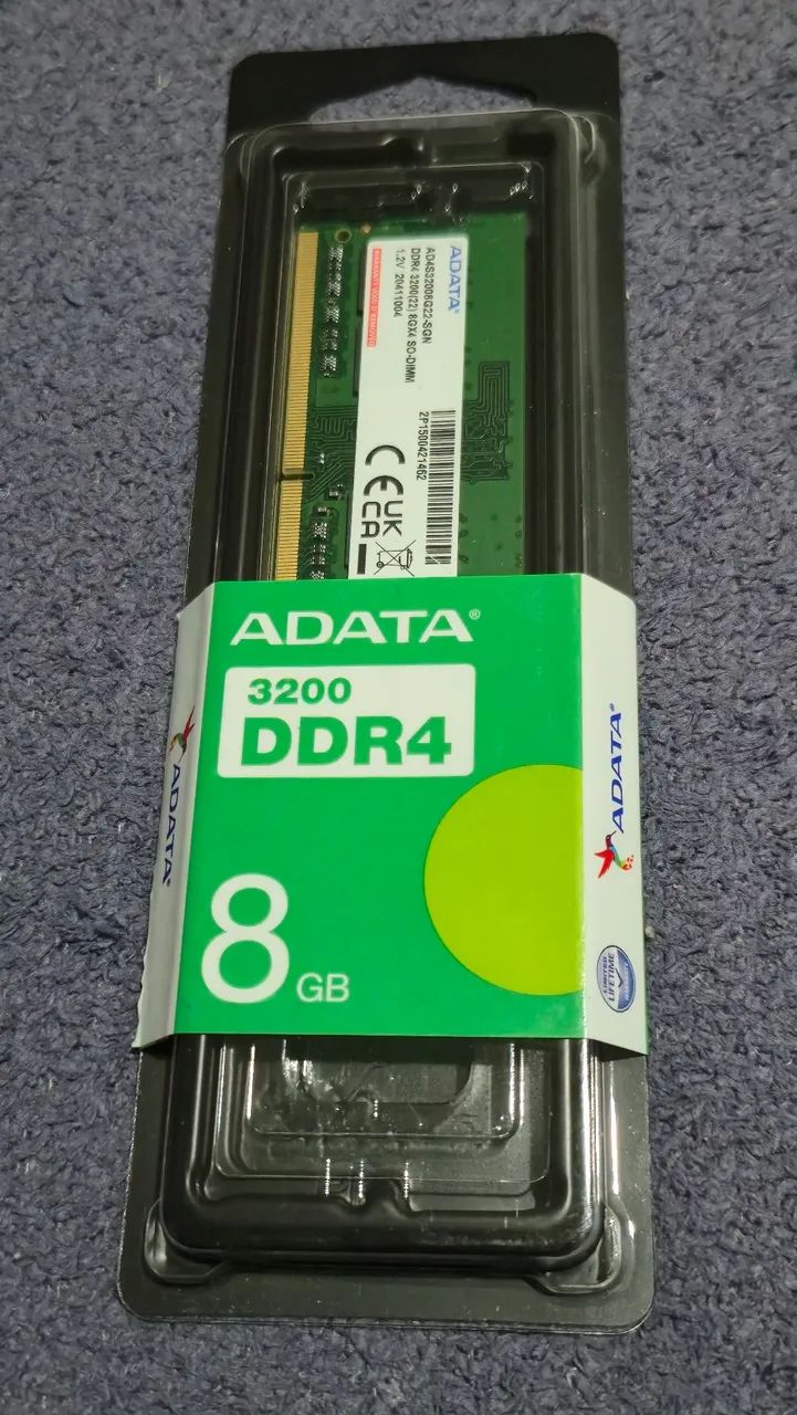 Memória dd4 8gb para notebook
