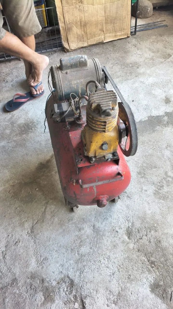 COMPRESSOR 120 LIBRAS | AUTOMATICO | 220V | 04 RODIZIOS